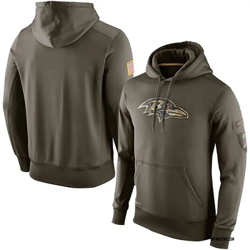 salute to service ravens hoodie