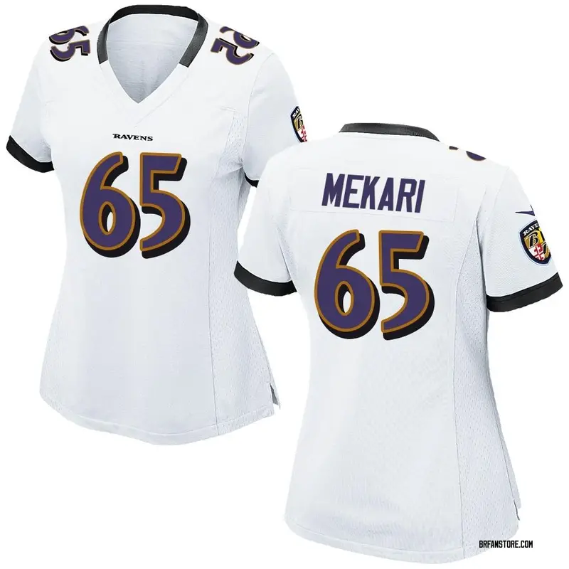 Women S Patrick Mekari Baltimore Ravens Jersey White Game